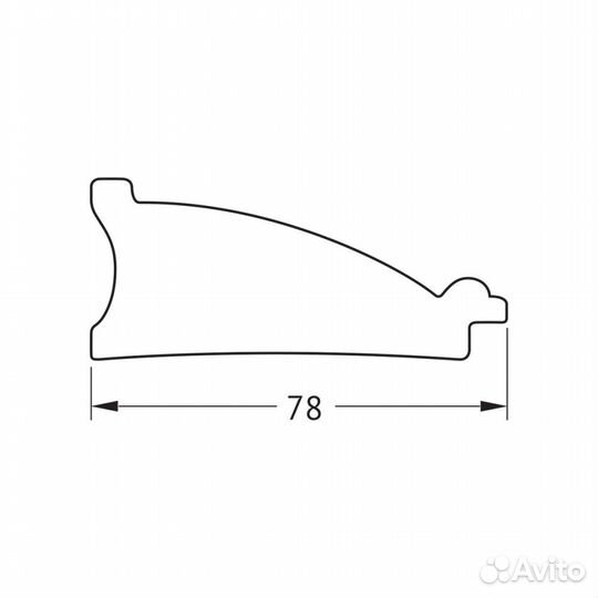 Зеркало Evoform Exclusive-G BY 4570 74x129 белая