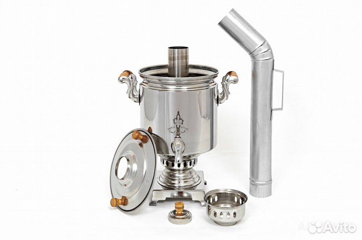 Самовар на дровах Купец, 5 литров