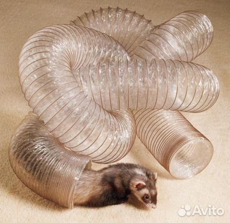 Гибкая труба для хорьков и грызунов d. 10 см