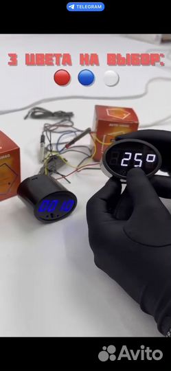 Электронные часы на приору