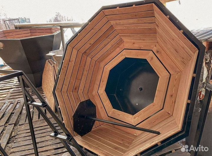 С подогревом банный чан/Купель