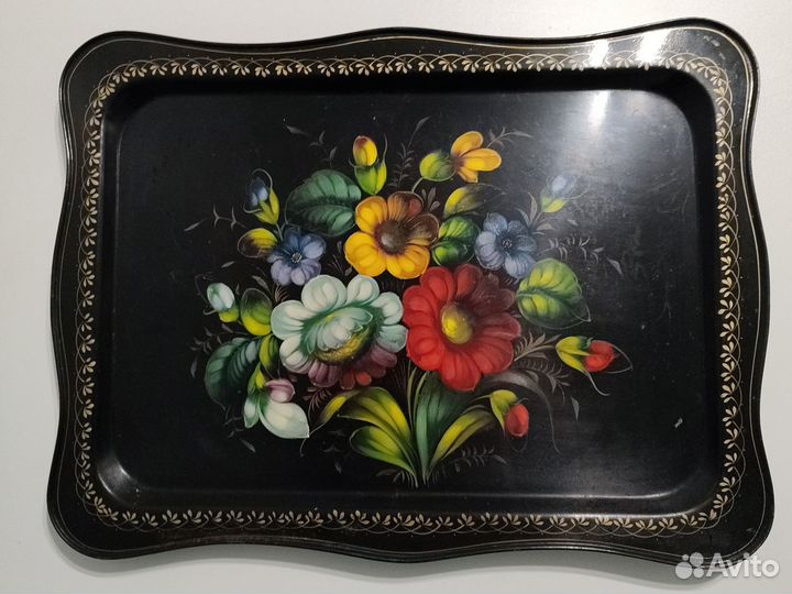 Жостовский поднос СССР