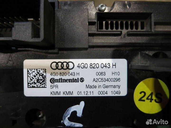Блок управления климатом 4G0820043H Audi A6 C7