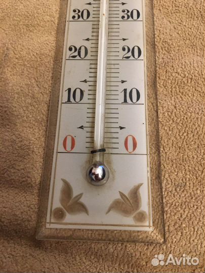 Стеклянный термометр Реамюра
