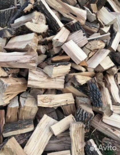 Дрова колотые дуб