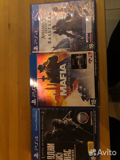 Игровые диски на ps4