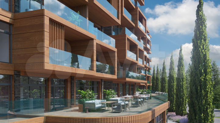 1-к. апартаменты, 55,2 м², 3/8 эт.
