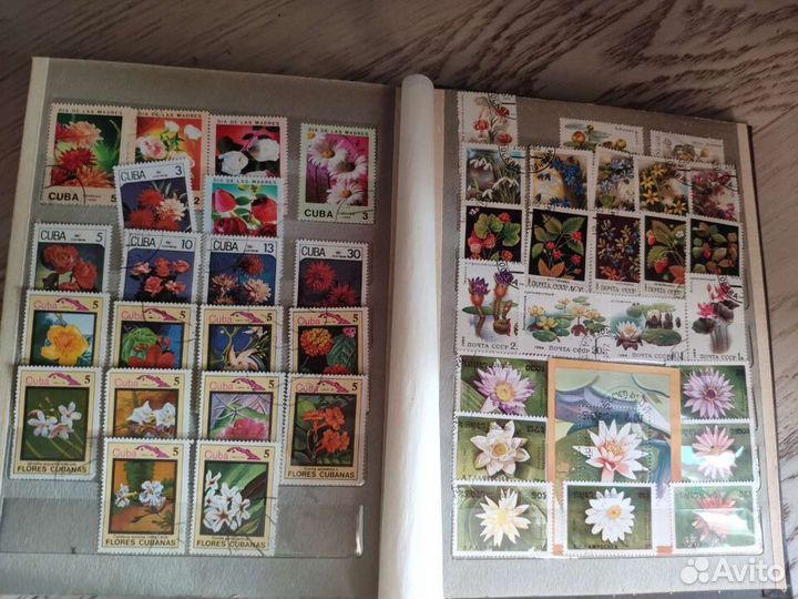 Марки в осн. Флора и фауна 466 шт