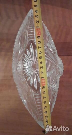 Ваза для фруктов салатники хрусталь СССР