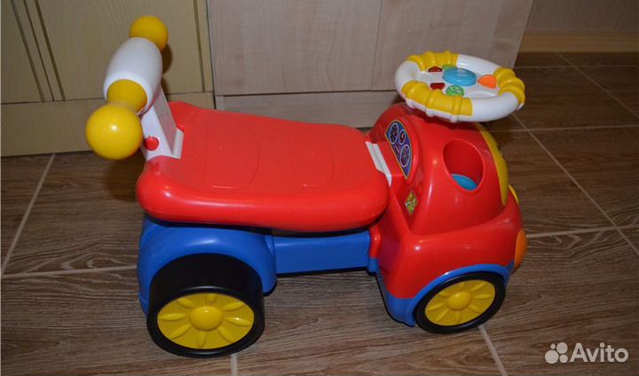 Лучшая развивающая каталка машина бомбардир 3в1
