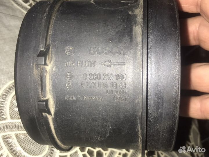 Расходомер воздуха Мерседес А2730940948