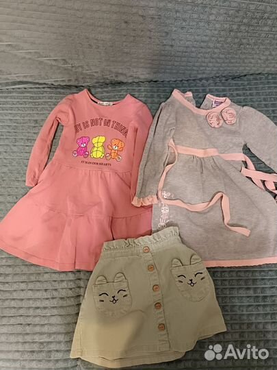 Детские вещи пакетом на девочку 86 размер