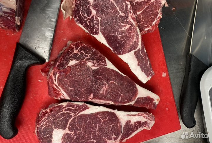 Стейк рибай / Мраморная говядина с доставкой