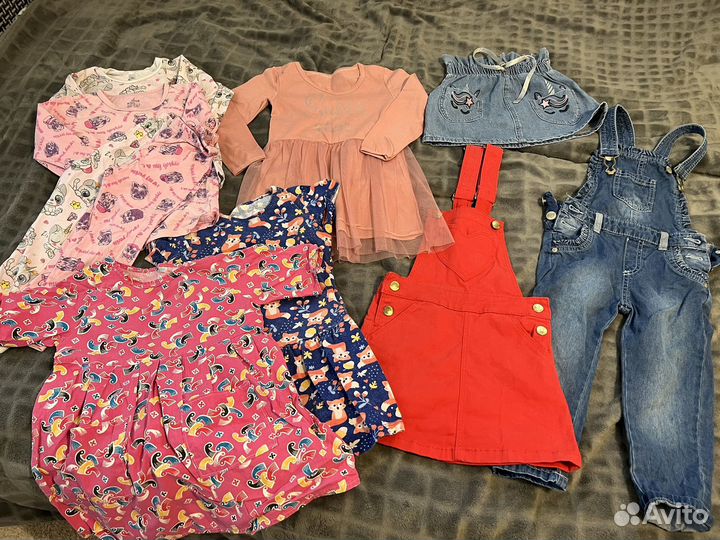 Бронь до 01.08 Вещи пакетом на девочку 98