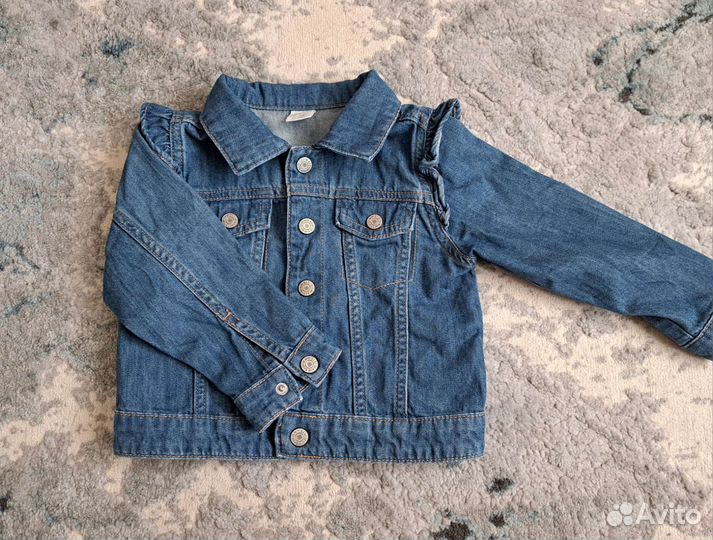 Джинсовая куртка для девочки 92 hm