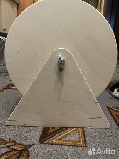 Деревянное колесо для грызунов 30см