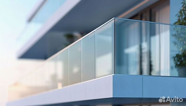 Стеклянные ограждения для лестницы