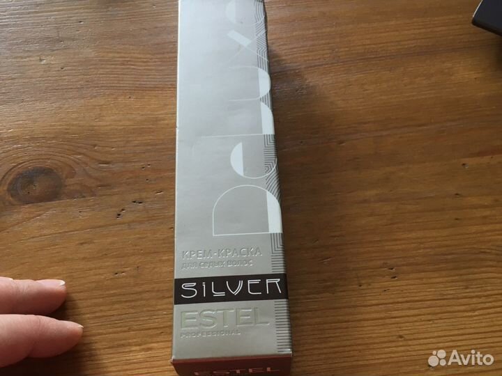 Крем краска для седых волос. Silver.Estel