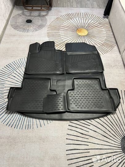 Комплект ковриков для hyundai santa fe