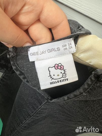 Платье джинсовое детское