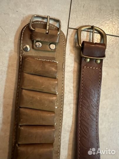 Кожаный патронташ