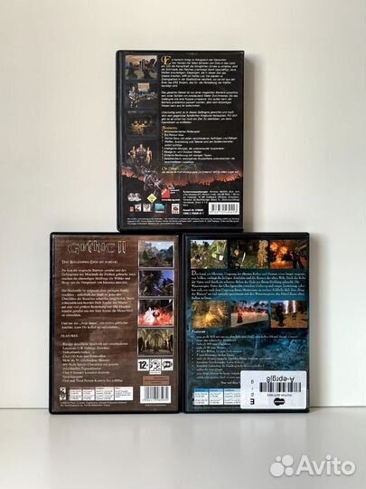 Gothic / Готика 1, 2 + аддон DVD Box