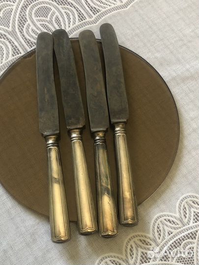Ножи старинные сервировочные 4 шт