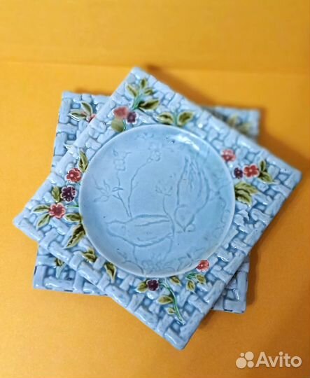 Набор тарелок,Кузнецов, Птички на ветке