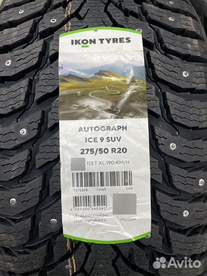 Ikon Tyres Autograph Ice 9 SUV 275/50 R20 113T