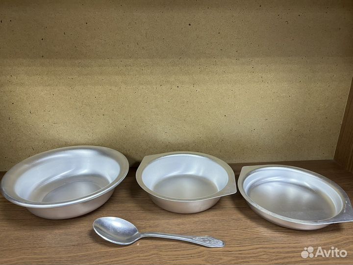 Тарелка алюминиевая новая