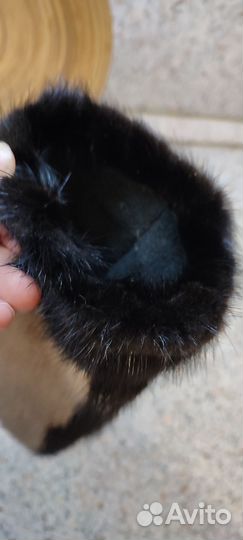 Варежки женские норковые