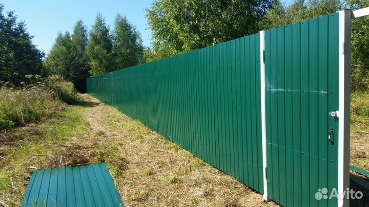 Забор из профнастила от производителя
