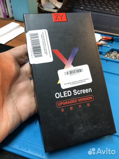 Дисплей для iPhone X чёрный oled. Высшее качество