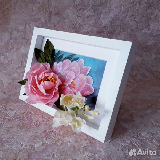 Панно с цветами