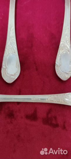 Ложки мельхировые Дубок, Киев зид 50-60 года