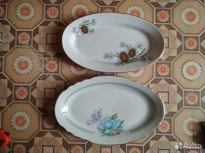 Блюда большие овальные