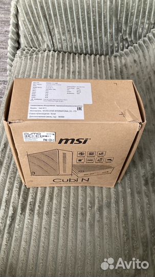 Неттоп мини пк MSI Cubi