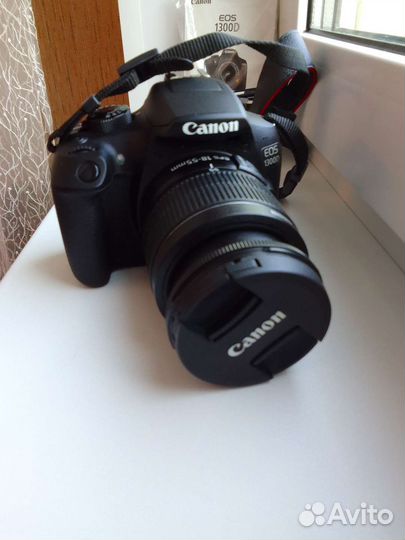 Зеркальный фотоаппарат canon eos 1300d(w)