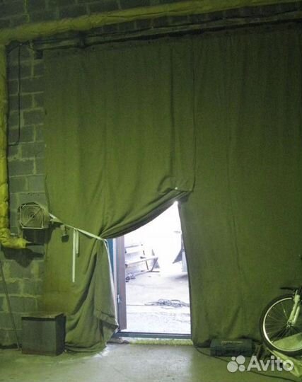 Утеплённые и простые шторы из брезента (пошив)