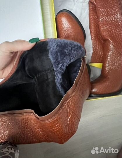 Сапоги зимние евро натуральная кожа 38