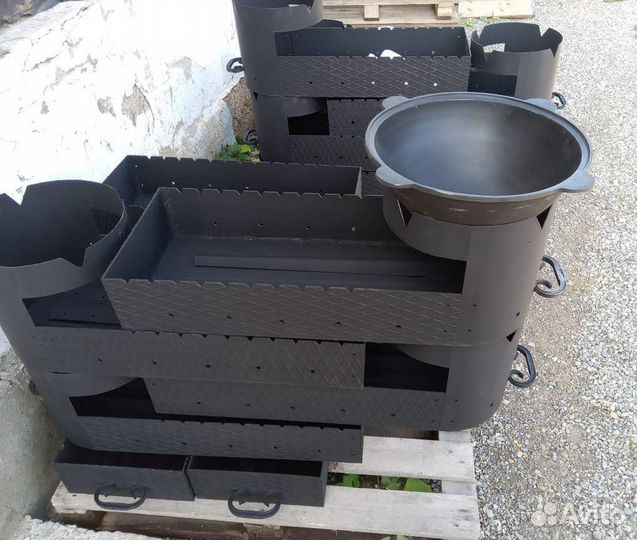 Мангал печь