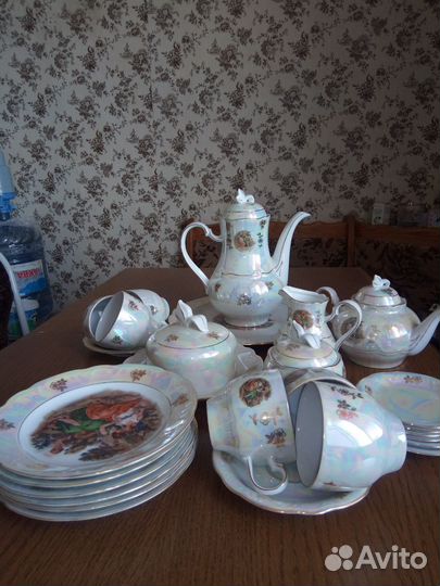 Чайно кофейный сервиз(новый) Мадонна Kahla, ГДР