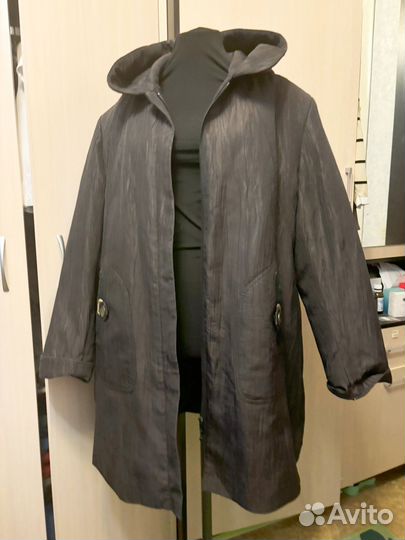 Пальто на меху кроличем 56-58