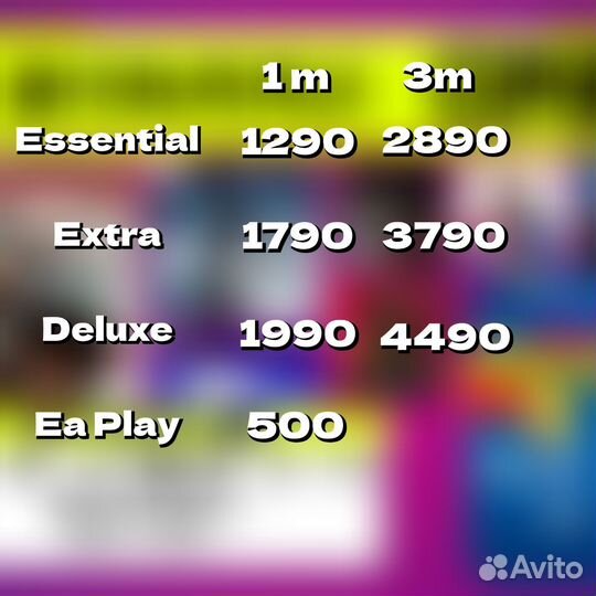 Подписка ps plus / Игры ps4 ps5 / еа плей