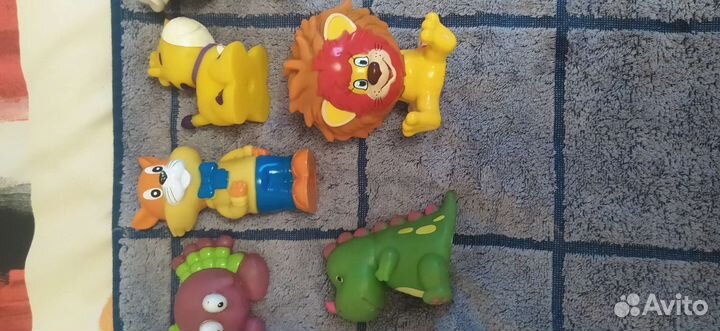 Игрушки для купания пакетом