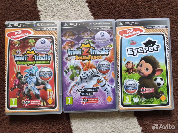 3 игры для PSP с дополненной реальностью