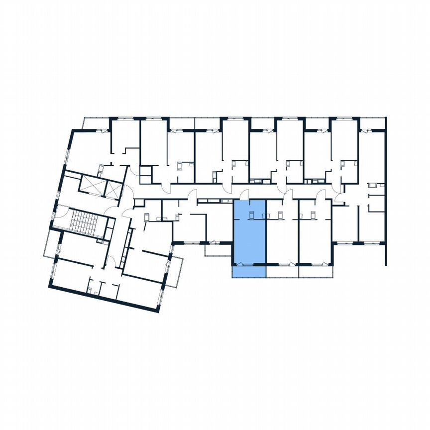 Квартира-студия, 24,4 м², 9/12 эт.