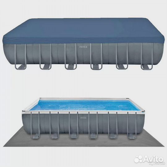 Каркасный бассейн intex 26364 732х366х132 см
