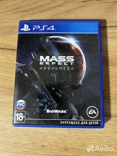 Диск на ps4 mass effect: andromeda