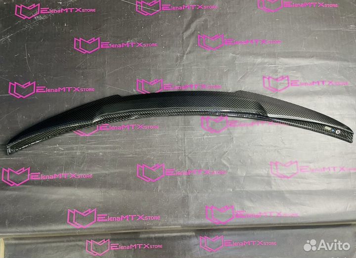 Спойлер Audi A5 B8 седан сухой карбон, M4 стиль